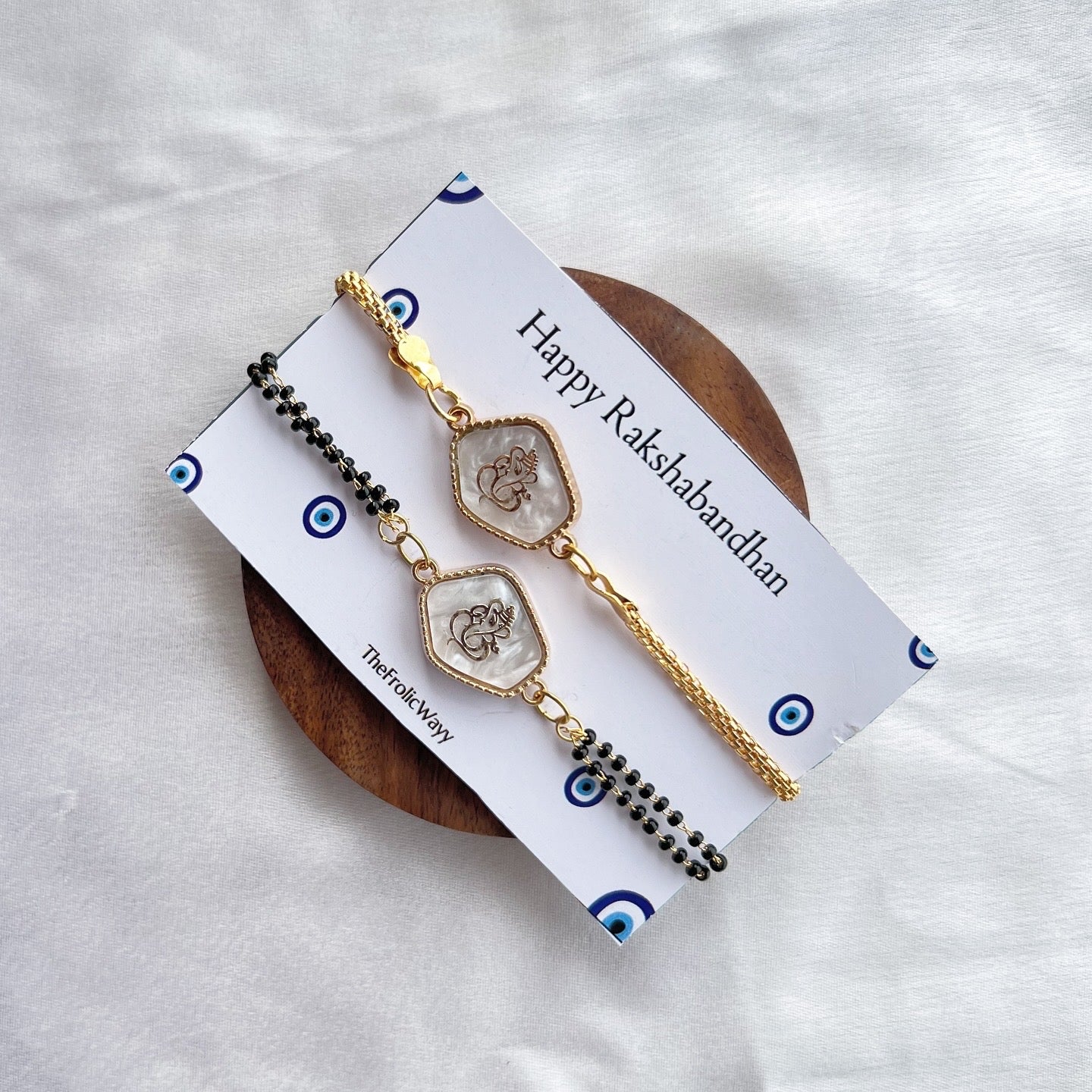 Ganesha Couple Rakhi