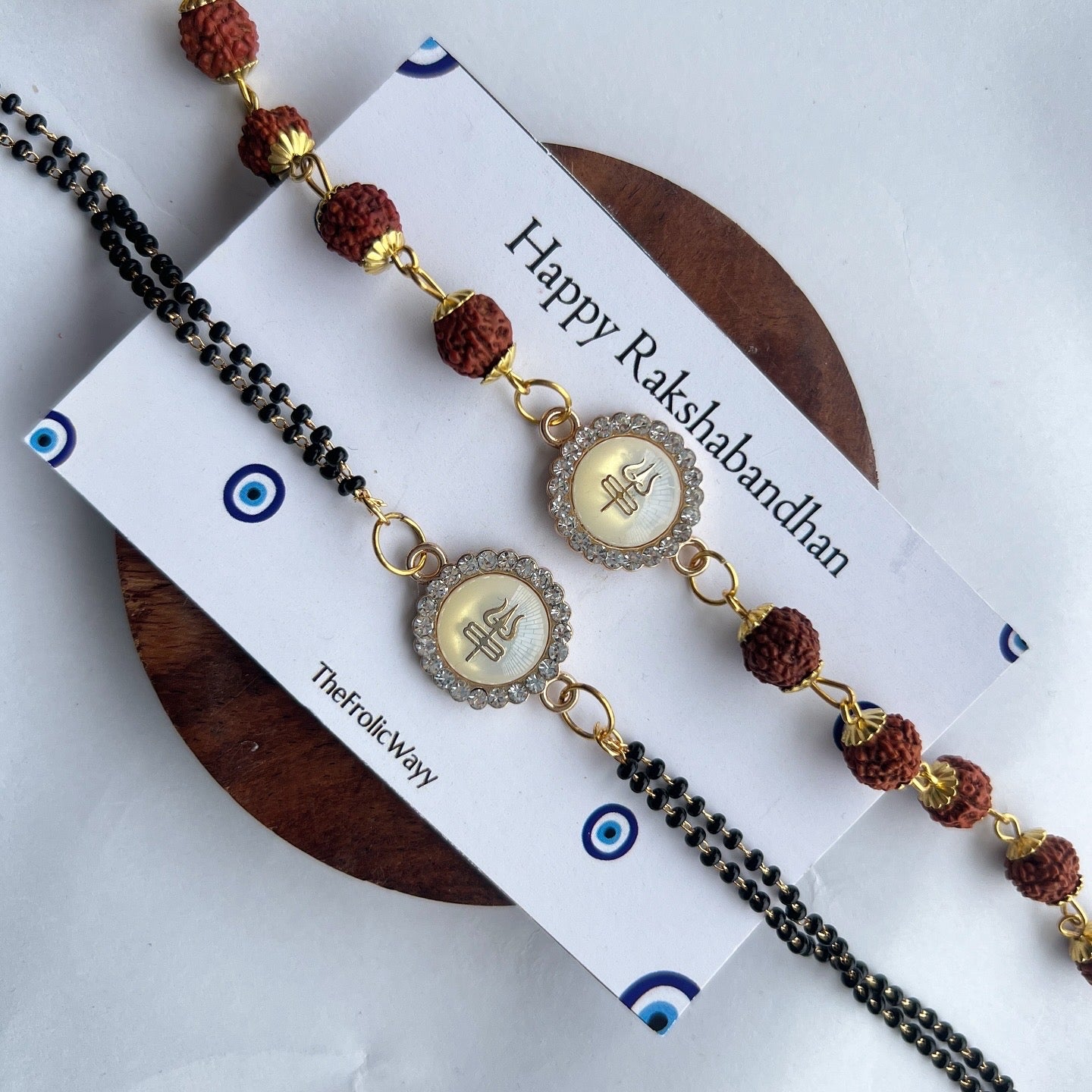 Trishul Rusraksh Bhai-Bhabhi Rakhi