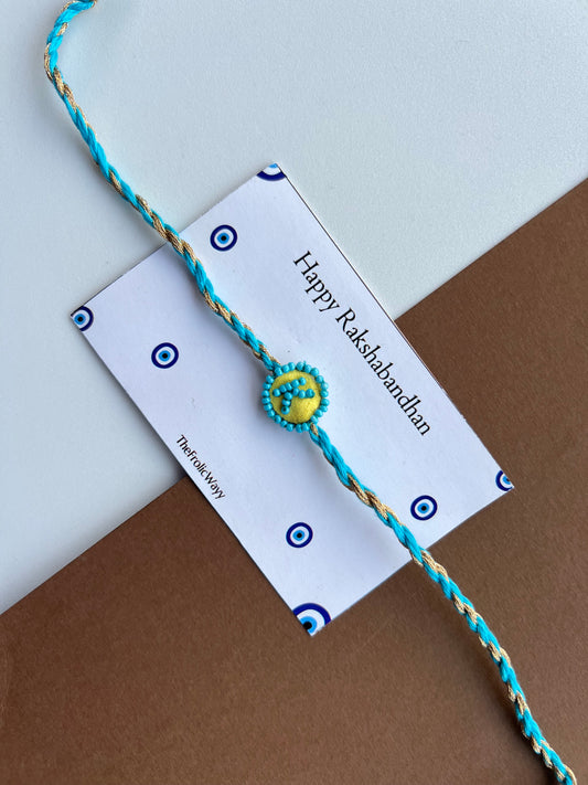 Initial Bead Rakhi