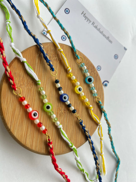 Evil Eye Beads Rakhi