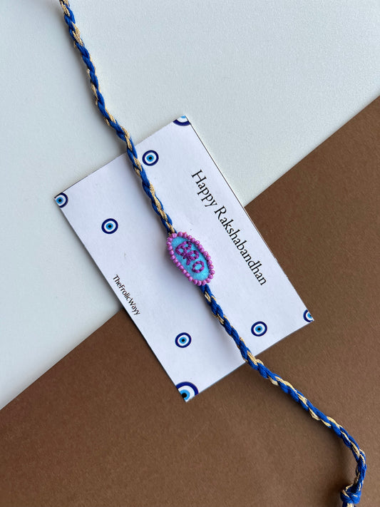 BRO Bead Embroidery Rakhi