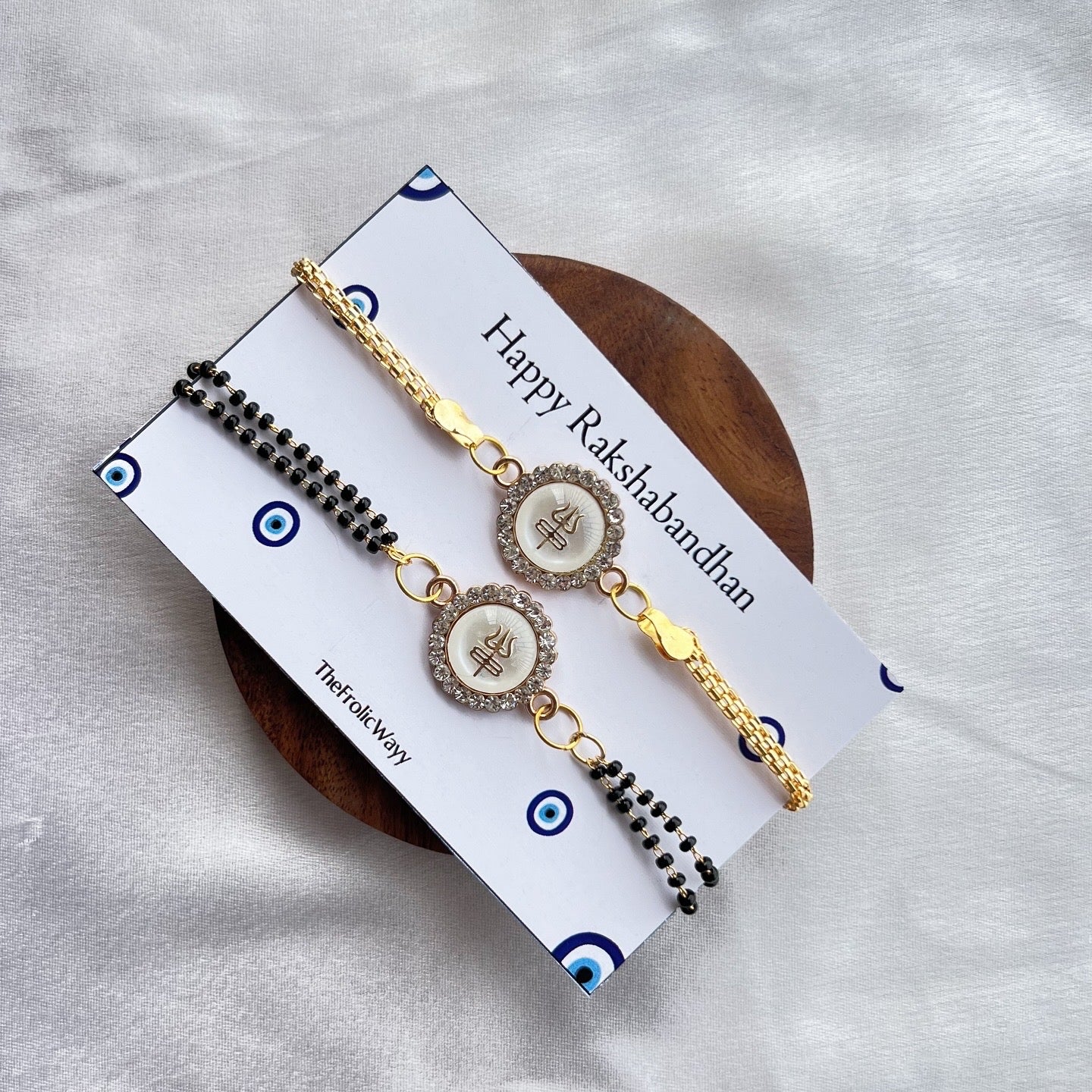 Trishul Couple Rakhi